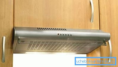 Ispušna ventilacija u kuhinji i njegove karakteristike