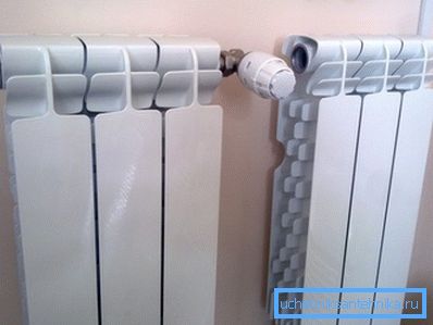 Aluminijumske sekcije sa termostatom.