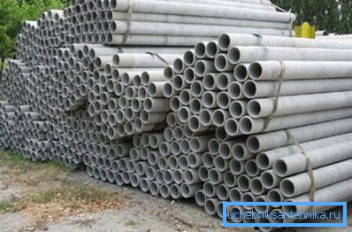 Azbestno-cementne cevi.