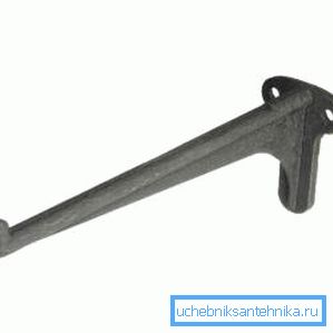 Nosač za umivaonik od livenog gvožđa 32 cm - tradicionalna verzija koju karakteriše pouzdanost i izdržljivost Nosač za umivaonik od livenog gvožđa 32 cm - tradicionalna verzija koju karakteriše pouzdanost i izdržljivost