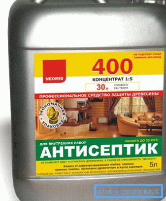 Drvo mora biti tretirano antiseptikom. Drvo mora biti tretirano antiseptikom.