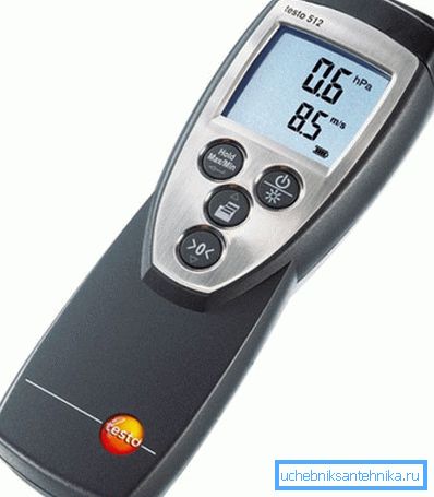 Elektronski diferencijalni manometar.