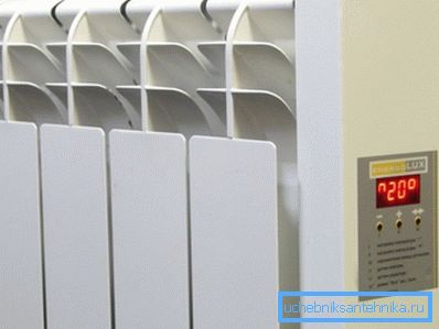 Elektronski termostatski uljni hladnjak.