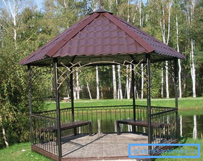 Estetski letnji paviljon na dacha Estetski letnji paviljon na dacha