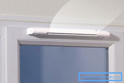 Slika ulaza postavljene iznad prozora Slika ulaza postavljene iznad prozora