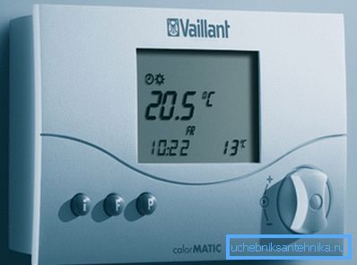 Slika termostata koji kontroliše rad kotla Slika termostata koji kontroliše rad kotla