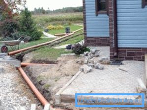 Slika instalacije otvorenog kanalizacionog sistema Slika instalacije otvorenog kanalizacionog sistema