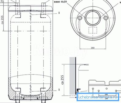 Dimenzije male akumulatora toplote