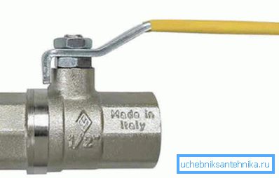 Kuglični ventil.
