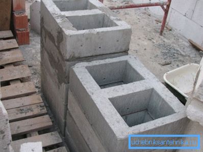 Gotovi betonski blokovi sa integriranim ventilacionim kanalom.