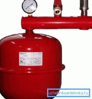Sigurnosna grupa za autonomno grejanje obuhvata ekspanzioni rezervoar, sigurnosni ventil, manometar i automatsku ventilaciju.