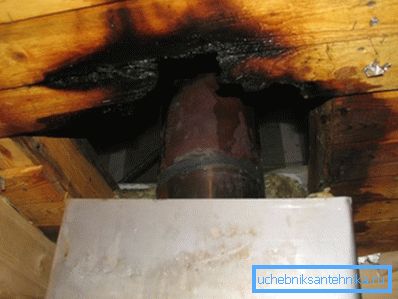 Na drvenim podovima je potrebno posvetiti više pažnje, na primjer, dimnjak u kupatilu - najopasniji dio Na drvenim podovima je potrebno posvetiti više pažnje, na primjer, dimnjak u kupatilu - najopasniji dio