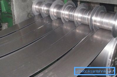 Polazni materijal za proizvodnju cijevi je metalna traka. Polazni materijal za proizvodnju cijevi je metalna traka.