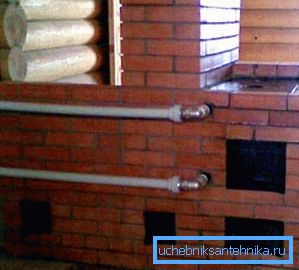 Brick pećnica sa vodenim krugovima