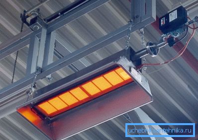 Tamo gde infracrvena lampa sija, postoji toplota