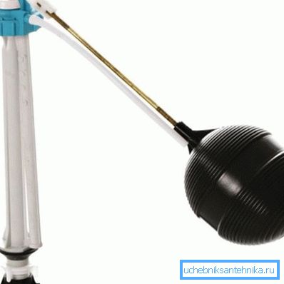 Mehanizam plivastog ventila sa metalnom polugom Mehanizam plivastog ventila sa metalnom polugom