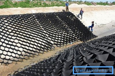 Geogrid instalacija