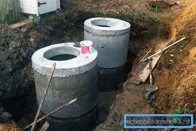 Ugradnja septičkog rezervoara betonskih prstenova Ugradnja septičkog rezervoara betonskih prstenova