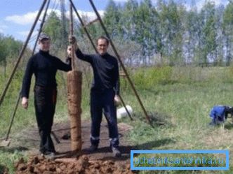 Na fotografiji - viseći šraf, koji omogućava izradu bunara do dubine do 30 metara