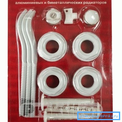 Na fotografiji - komplet za ugradnju aluminijumske baterije Na fotografiji - komplet za ugradnju aluminijumske baterije
