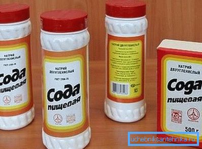 Na fotografiji - kuhinja soda, koja se može koristiti za čišćenje toaleta