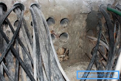 Na slici je primjer distribucije žica u različitim kanalima Na slici je primjer distribucije žica u različitim kanalima