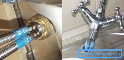Neke otvorene rupe imaju mali prečnik, što znači da crijevo mora biti pričvršćeno za slavinu nakon instalacije ili nakon što ga prolazi kroz umivaonik Neke otvorene rupe imaju mali prečnik, što znači da crijevo mora biti pričvršćeno za slavinu nakon instalacije ili nakon što ga prolazi kroz umivaonik