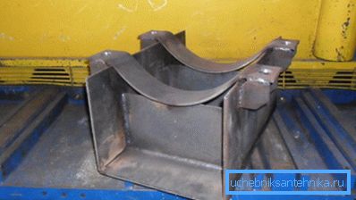 Fiksni nosač za cevi za dovod toplote od metala Fiksni nosač za cevi za dovod toplote od metala