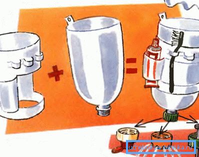 Vrlo zanimljivo i svestrano rješenje - multifunkcionalni i udoban tuš izrađen od plastičnih boca sa vlastitim rukama.