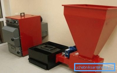 Odvojeni bunker, spojen sa različitim vrstama kotlova na čvrsto gorivo Odvojeni bunker, spojen sa različitim vrstama kotlova na čvrsto gorivo