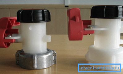 Plastični ventili za eurocube sa metalnim i polimernim adapterom Plastični ventili za eurocube sa metalnim i polimernim adapterom