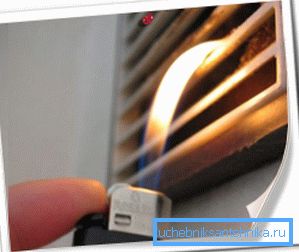 Ponašanje plamena govori o radnoj ventilaciji. Ponašanje plamena govori o radnoj ventilaciji.