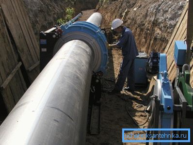 Sa prečnikom cevovoda od 800 mm na radni dan, može se napraviti najviše osam spojeva. Sa prečnikom cevovoda od 800 mm na radni dan, može se napraviti najviše osam spojeva.