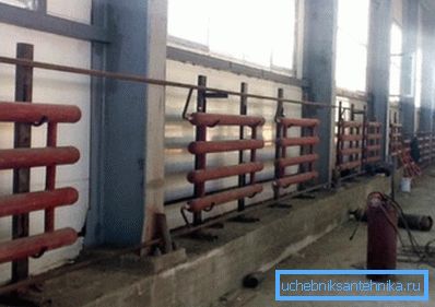 Industrijsko grijanje. Svi zavareni registri se koriste kao uređaji za grejanje. Industrijsko grijanje. Svi zavareni registri se koriste kao uređaji za grejanje.