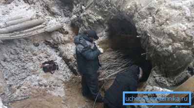 Izvođenje radova na popravku prije ugradnje šahta Izvođenje radova na popravku prije ugradnje šahta