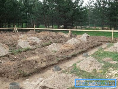 Obeležavanje područja za bušenje bunara ispod šipova