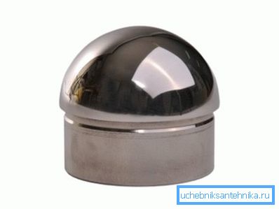 Spherical plug. Spherical plug.