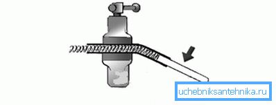 Flexing sa oprugom unutra Flexing sa oprugom unutra