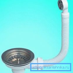 Sifon za umivaonik sa prelivom od plastike Sifon za umivaonik sa prelivom od plastike
