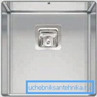 Čelična posuda sa bočnim 400 mm za postavljanje u kuhinju Čelična posuda sa bočnim 400 mm za postavljanje u kuhinju