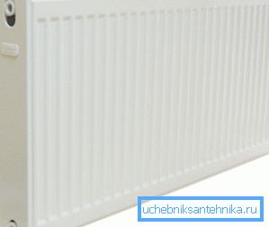 Čelični panel radiator Na fotografiji - čelični panel radiator