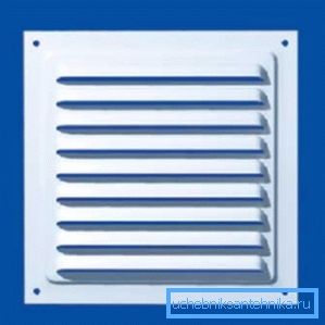 Standardna metalna ventilaciona rešetka sa roletnama