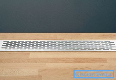 Radna površina opremljena ventilacijskom rešetkom Radna površina opremljena ventilacijskom rešetkom