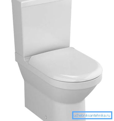 Kompaktan WC sastavljen Kompaktan WC sastavljen