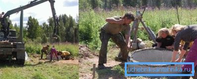 Ugradnja prvog betonskog prstena u rudniku