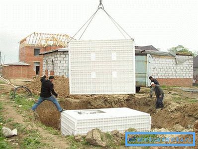 1151 Instalacija kranom septičke jame Bioxy