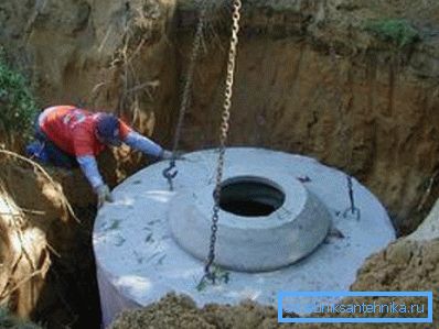 Ugradnja bunara od armiranobetonskih prstenova Ugradnja bunara od armiranobetonskih prstenova