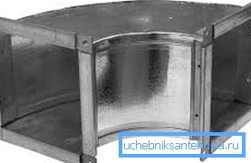 Izlaz ventilacije 90 stepeni sa tipom prirubničkih priključaka Izlaz ventilacije 90 stepeni sa tipom prirubničkih priključaka