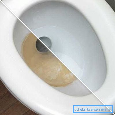 Unutrašnja površina pre i posle obrade Unutrašnja površina pre i posle obrade