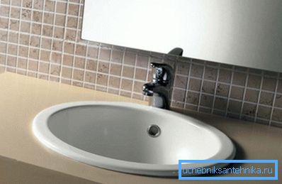Umivaonik umivaonika se održava sopstvenom težinom.